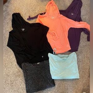 Old Navy active LARGE loose fit Lightweight Hooded workout Tops